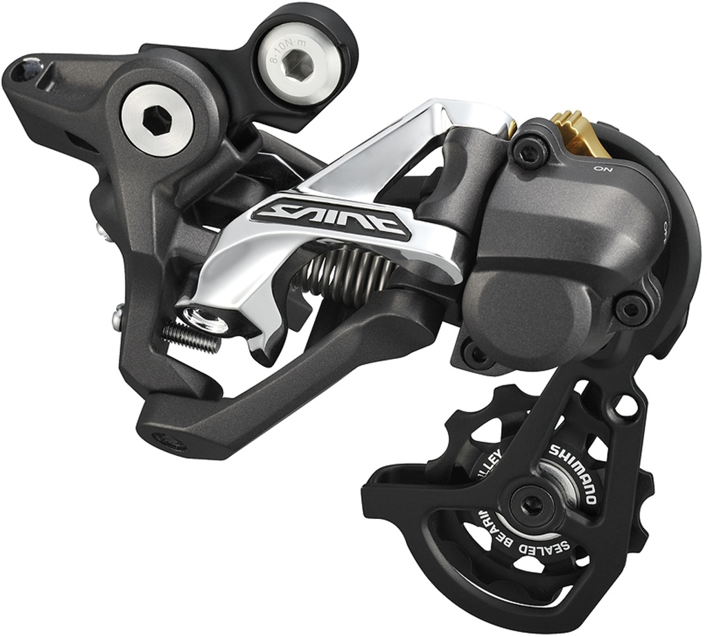 [RD-M820-SS] Shimano RD-M820 Saint 10-speed Shadow+ design rear derailleur, SS