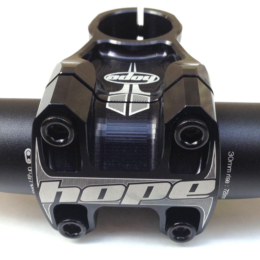 [STDH0005ON] Hope D/H Stem 0 degree 50mm OS Black