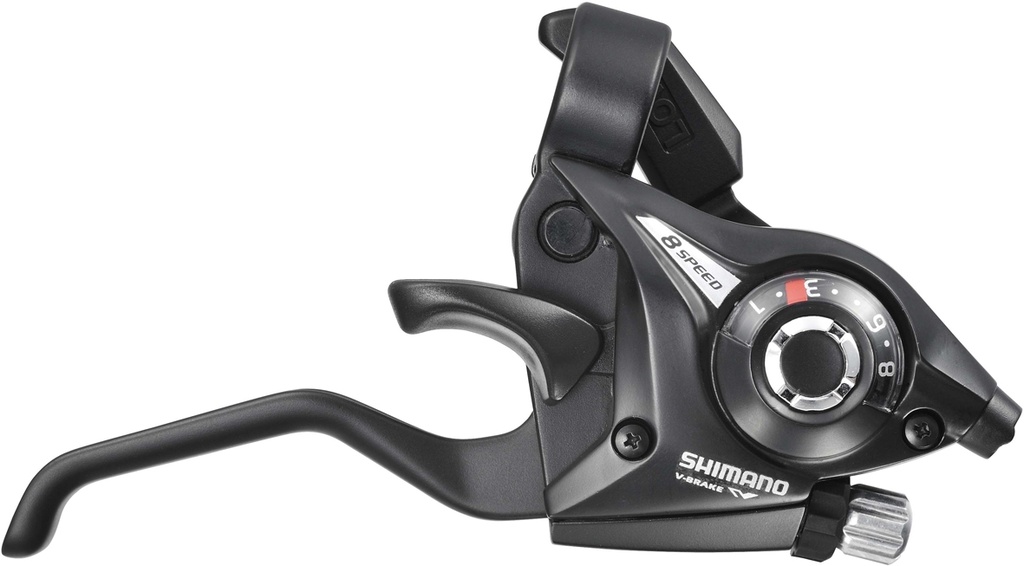 Shimano Altus EZ fire plus STI 7-speed set, 2-finger lever, black