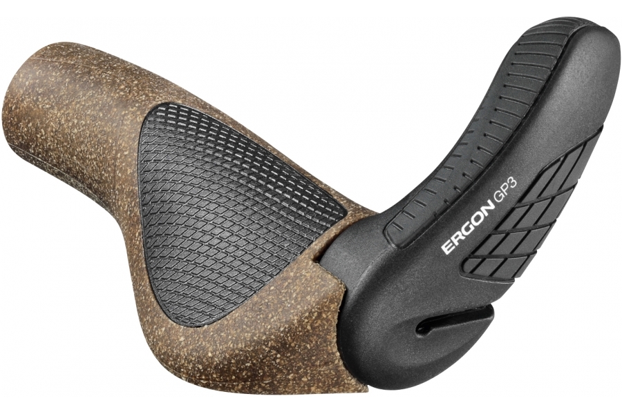 [424 103 38] Ergon GP3-L Evo BioKork Handlebar grips - large