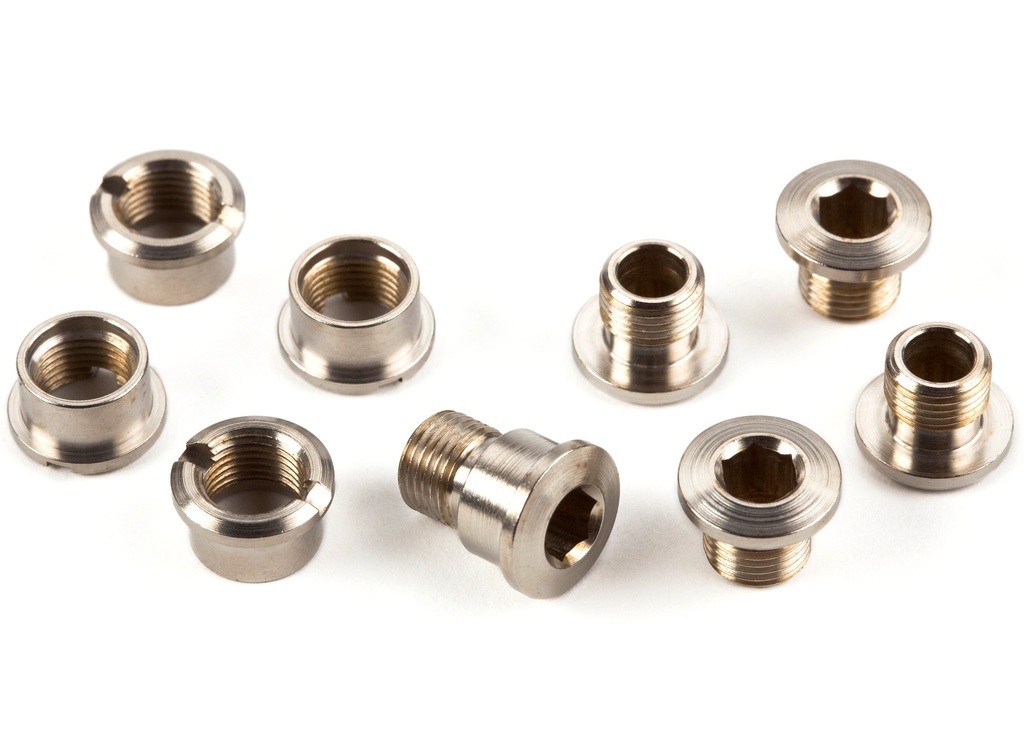 [QCHRINGBOLTS-SPI] Set of 5 bolts, for Brompton detachable Spider Chain-Ring
