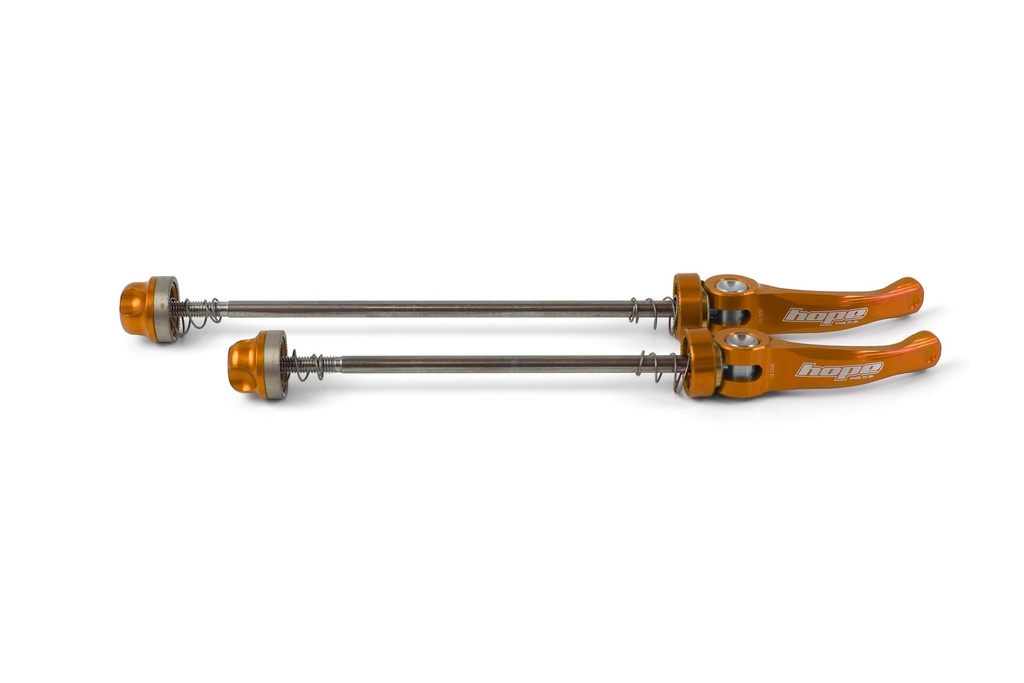 [QRSCP] Hope MTB Quick Release Skewer Pair - Orange