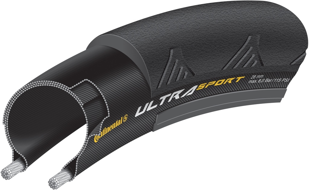 [TYC50006] Continental Ultrasport II 700 x 23C tyre