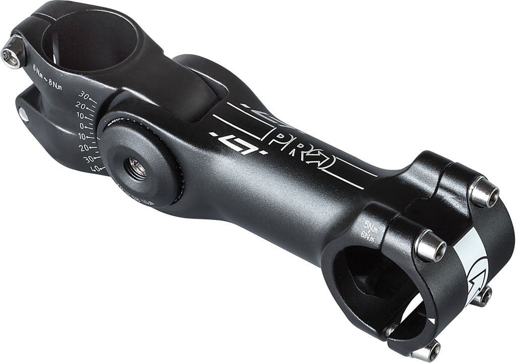 [PRSSS0336] Pro LT alloy 31.8 mm adjustable stem -30 to deg, 110 mm, black