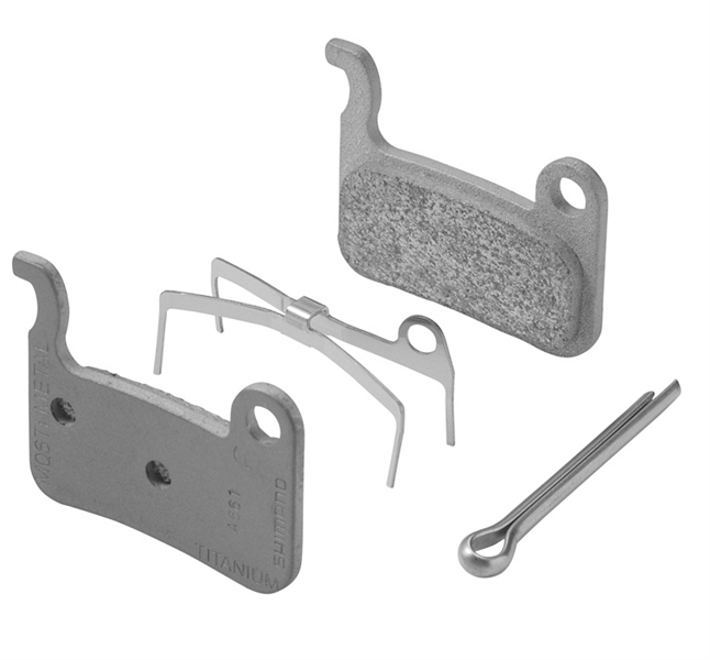 [M06Ti] Shimano BR-M965 M06Ti XTR sintered brake pads - Ti backing