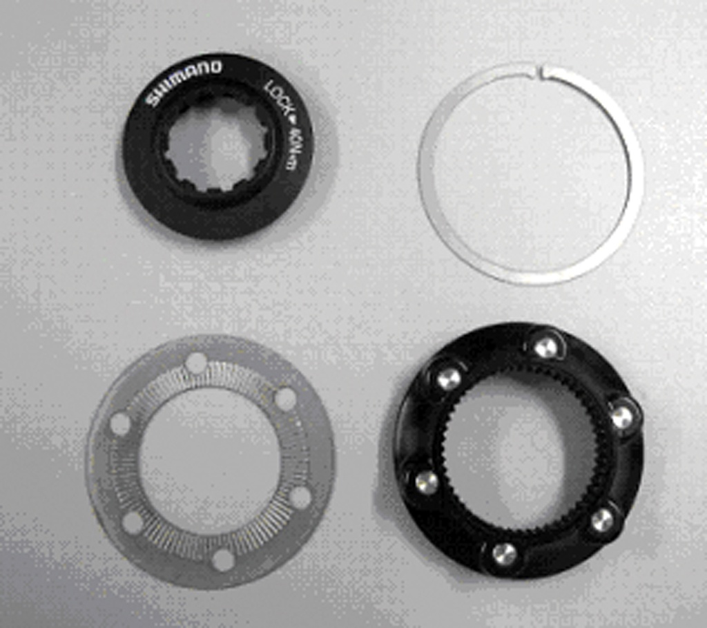 [SMRTAD10] Shimano SM-RTAD10 6-bolt rotor to Centre-Lock hub disc adapter