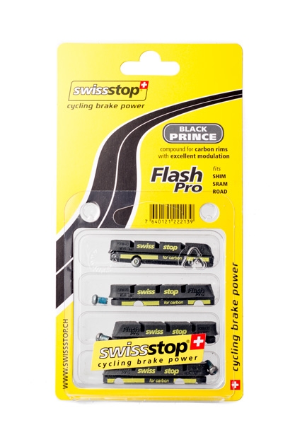 [P100003205] SwissStop Flash Pro black prince road brake pads 2 pairs (4 pads)