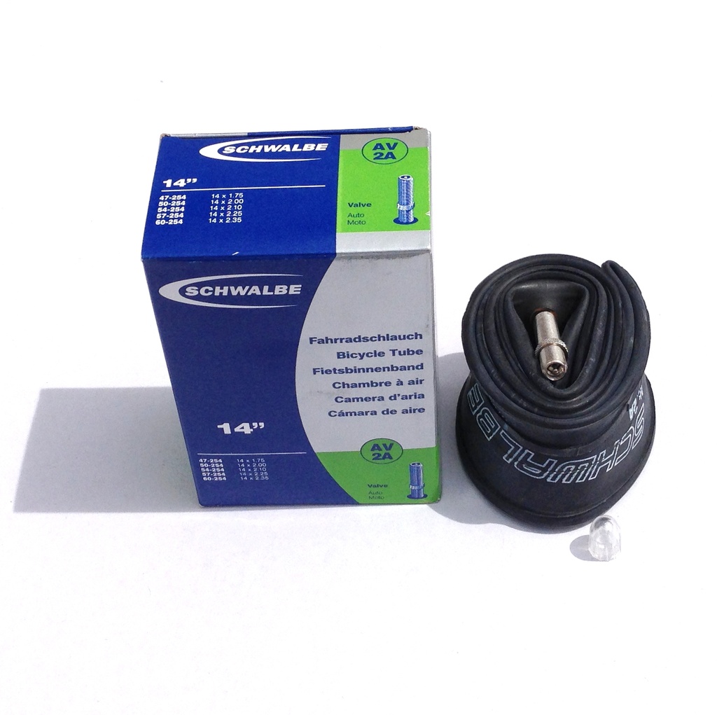 14 inch inner tube by Schwalbe - Schrader valve