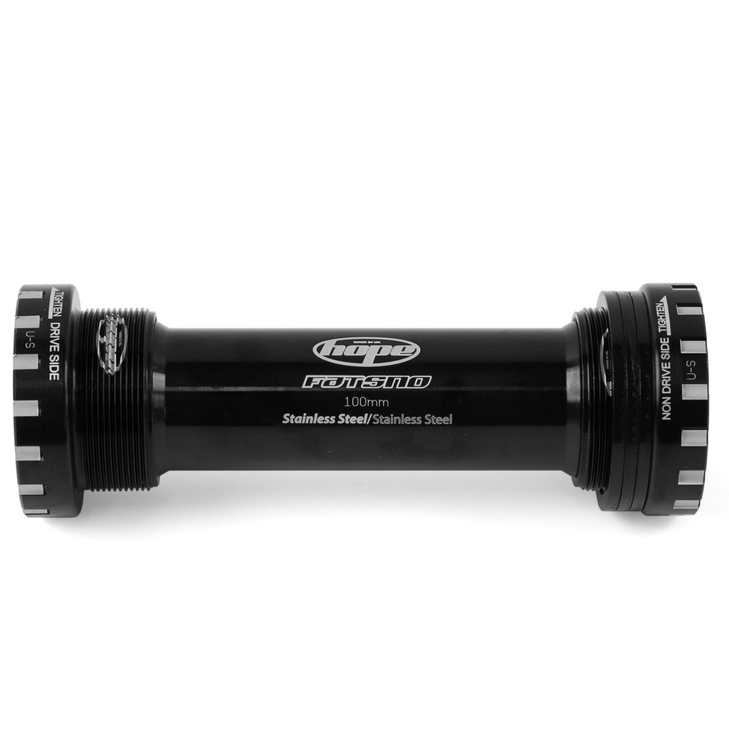 [BBSSFATN] Hope FatBike Bottom Bracket Stainless 100mm - Black