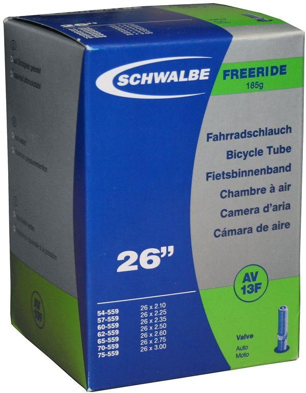 [AV13F] Inner tube 26 x 2.1 - 3.0 inches by Schwalbe AV13F - Schrader valve