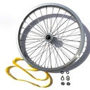 Brompton 16 inch front wheel - silver - Standard