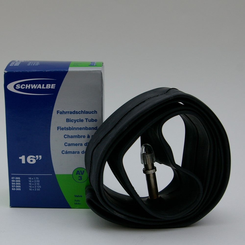 [AV3] Inner tube 16 x 1.75 - 2.125 inch by Schwalbe - Schader valve