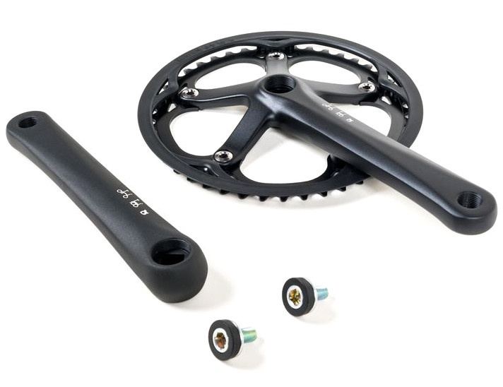 [QCRANKSET-SPI-54-BK] Brompton BLACK crankset - 54T (excl. BB)