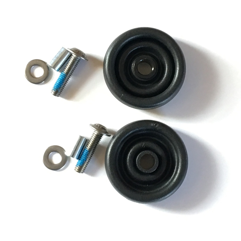 [QROLSET-LE] Brompton Rollers - set of 2 - NO rack - QROLSET-LE