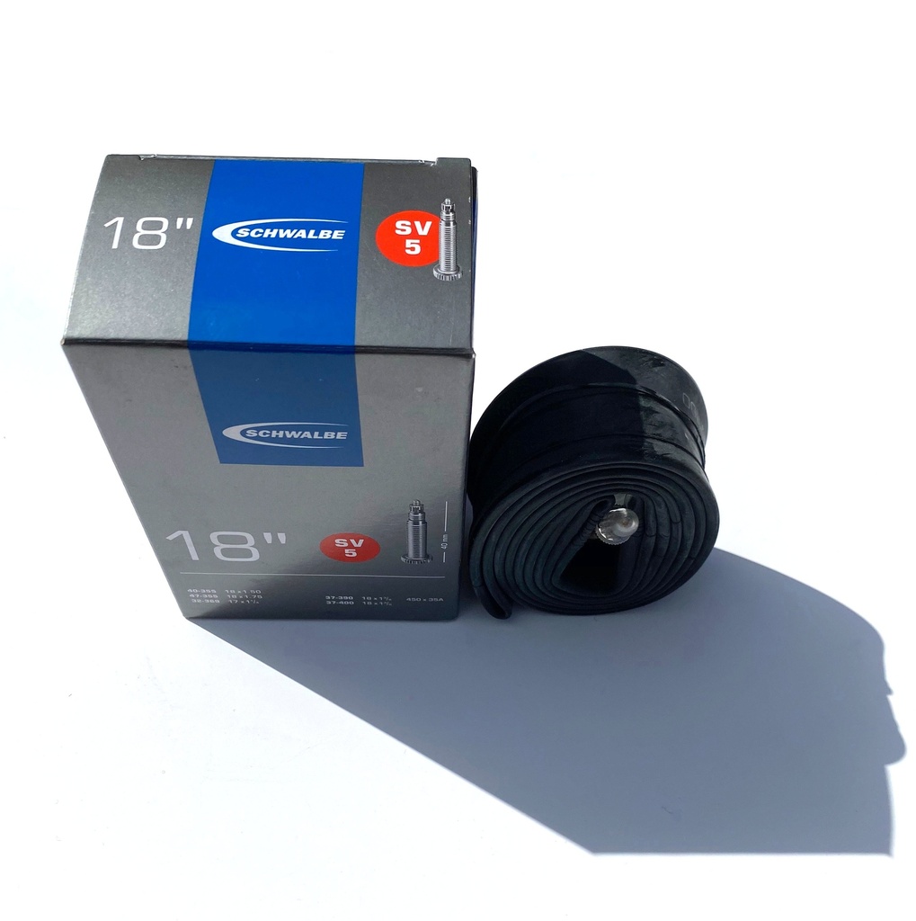 [SV5] Inner tube 18 x 1.5 - 1.75 inch from Schwalbe - SV5, Presta valve