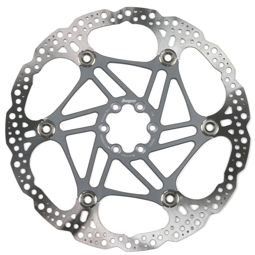 Hope Floating Rotor- 6 bolt - 220mm - Silver