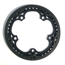 Brompton BLACK 44T chain ring / guard assembly for spider crankset