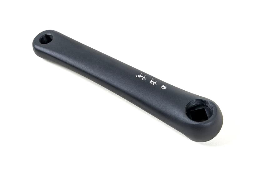 Brompton BLACK left hand crank - for spider crankset