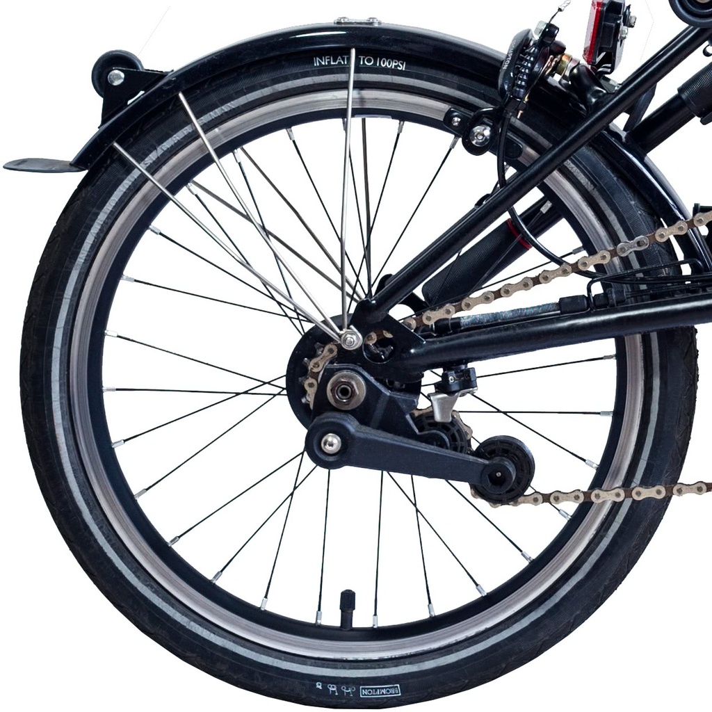 [QRW2SS-BK] Brompton BLACK single / two speed rear wheel