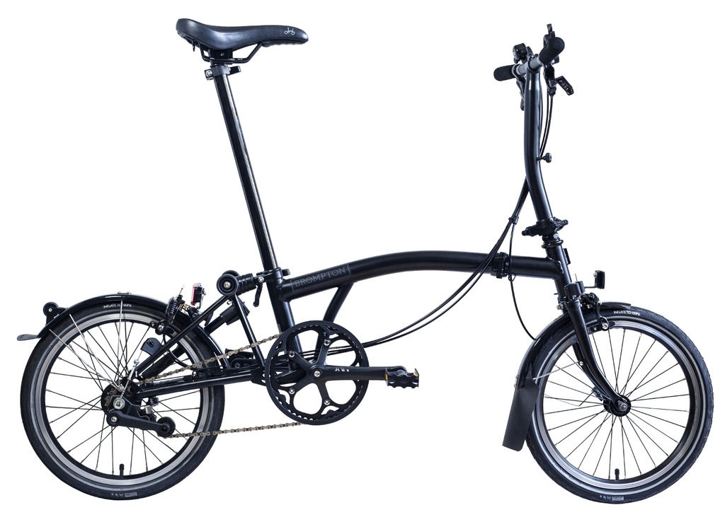 Brompton BLACK telescopic seat pillar / post - steel