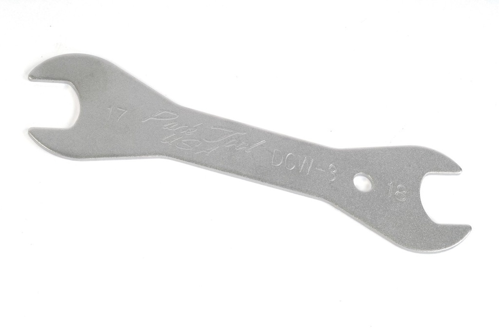 17mm / 18mm double ended cone spanner - DCW-3 - by Park Tool