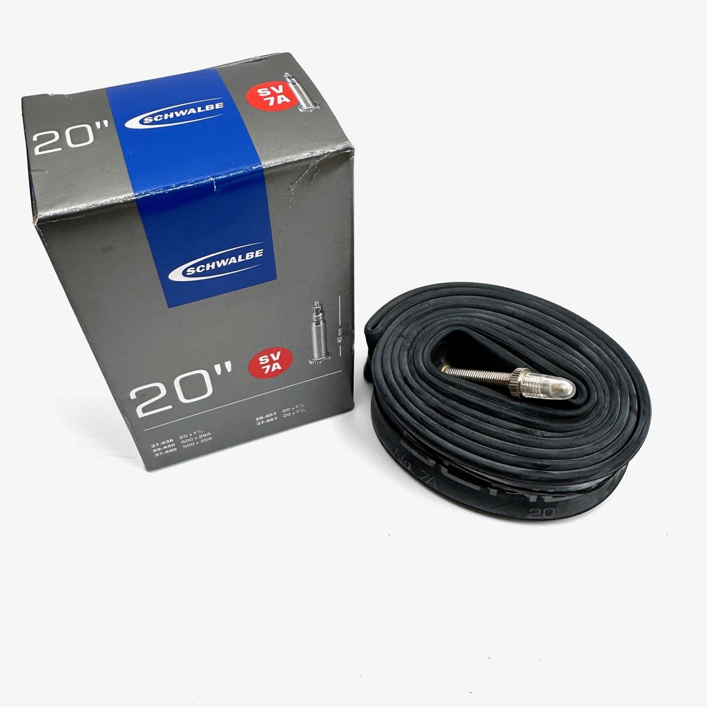 [SV7A] Inner tube 20 x 1 1/8 and 1 3/8 from Schwalbe - SV7A, presta valve