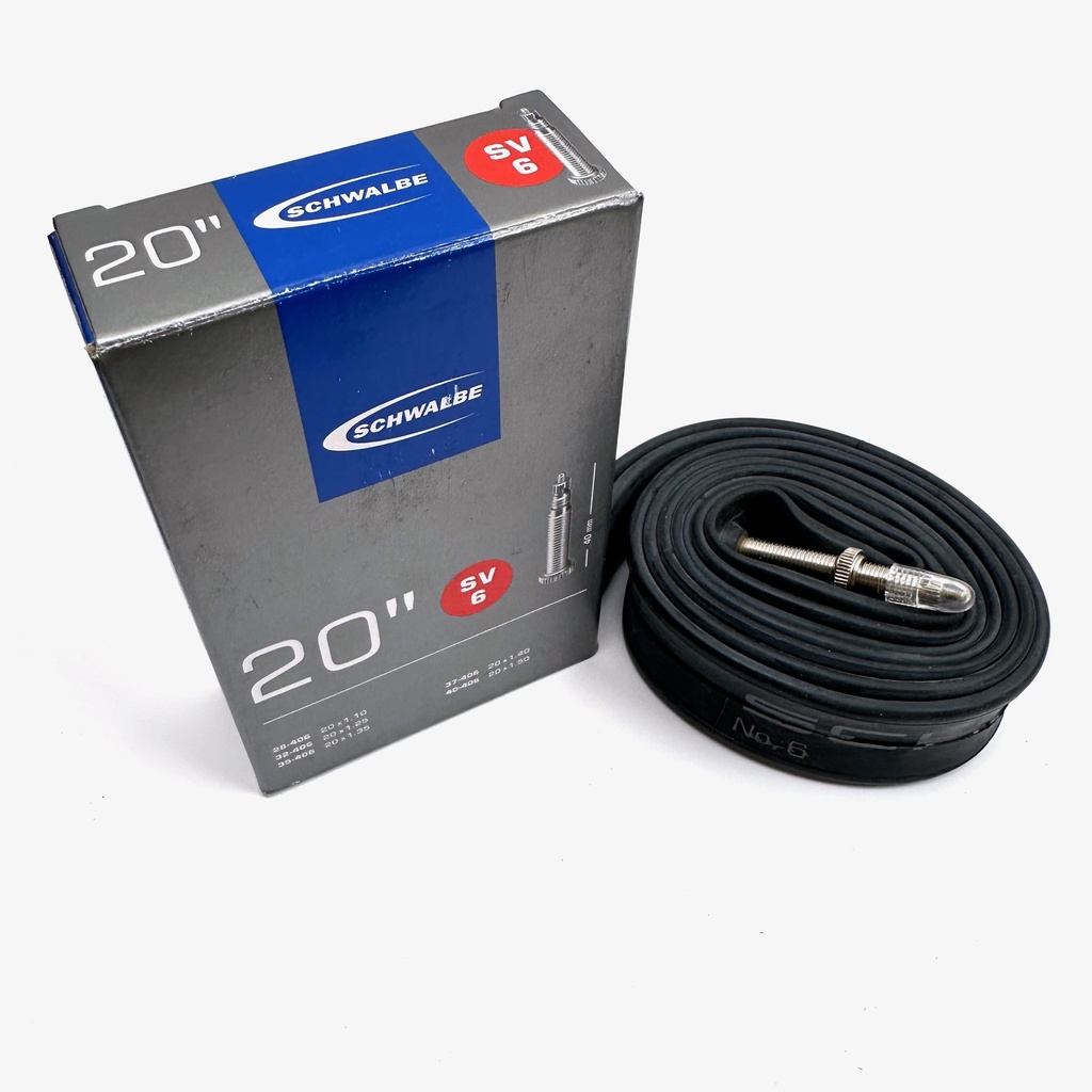 Inner tube 20 x 1 1/8 to 1.50 inch by Schwalbe - SV6, presta valve