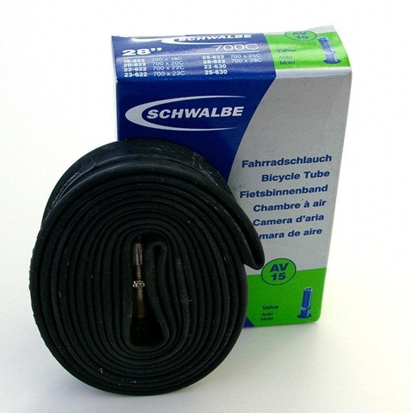 [AV15] Inner tube 28 x 3/4 to 28 x 1 by Schwalbe - AV15 - schrader type valve