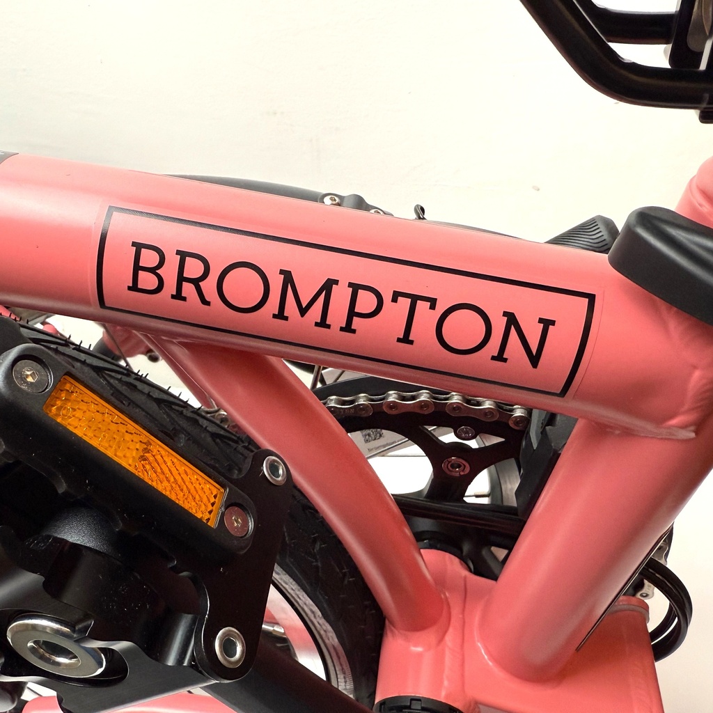 [QDECAL-BK] Brompton replacement decal set - standard - C Line Matt Black