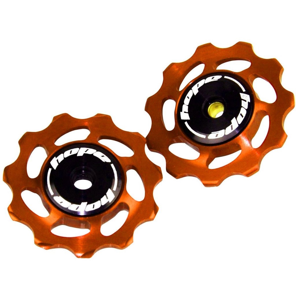 Hope 11T  Jockey Wheels (pair) - Orange