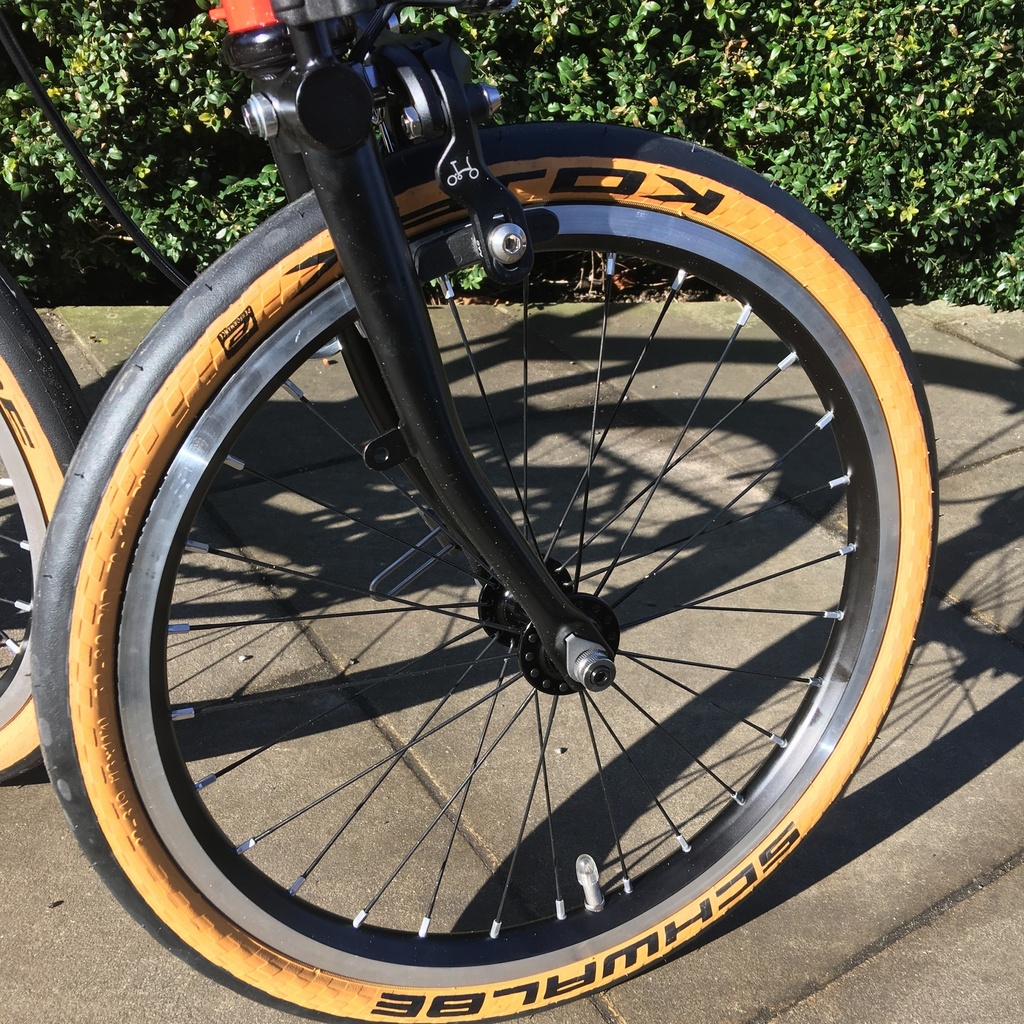 [QFWSS-SL-BK] Brompton BLACK extra light front wheel