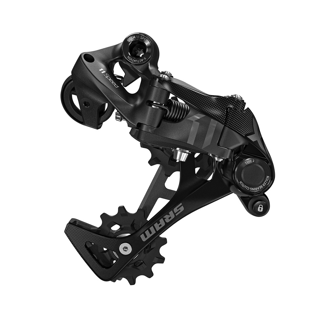 SRAM X01 REAR DERAILLEUR - TYPE 2.1- 11-SPEED - BLACK: BLACK