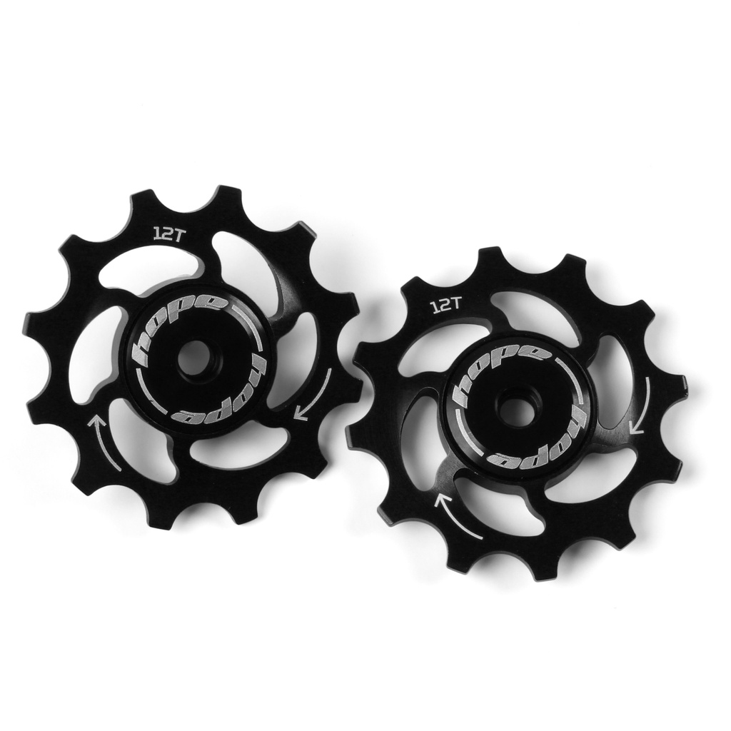 Hope 12 Tooth Jockey Wheels (pair) - black