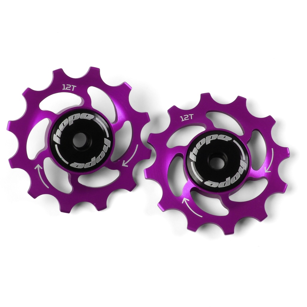 12 Tooth Hope Jockey Wheels (pair) - Purple