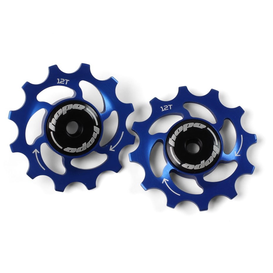 12 Tooth Hope Jockey Wheels (pair) - Blue