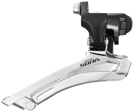[EFDR3000X] Shimano R3000 Sora front derailleur, 9-speed - double 28.6 / 31.8 / 34.9 mm