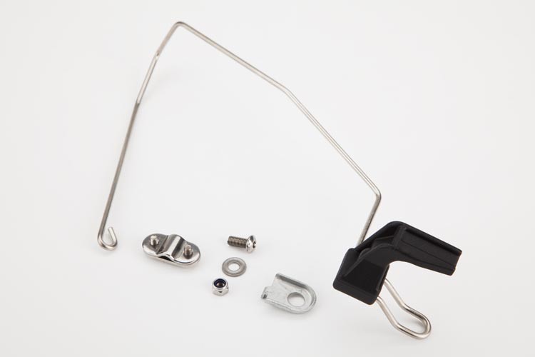 [QMGSFA] Brompton front mudguard stay steel, complete with hook and fixings.