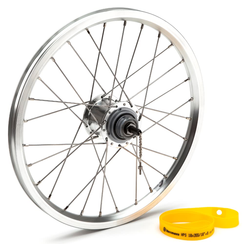 [QRW3SS-SA] Brompton 3-speed BSR rear wheel with Sturmey Archer hub