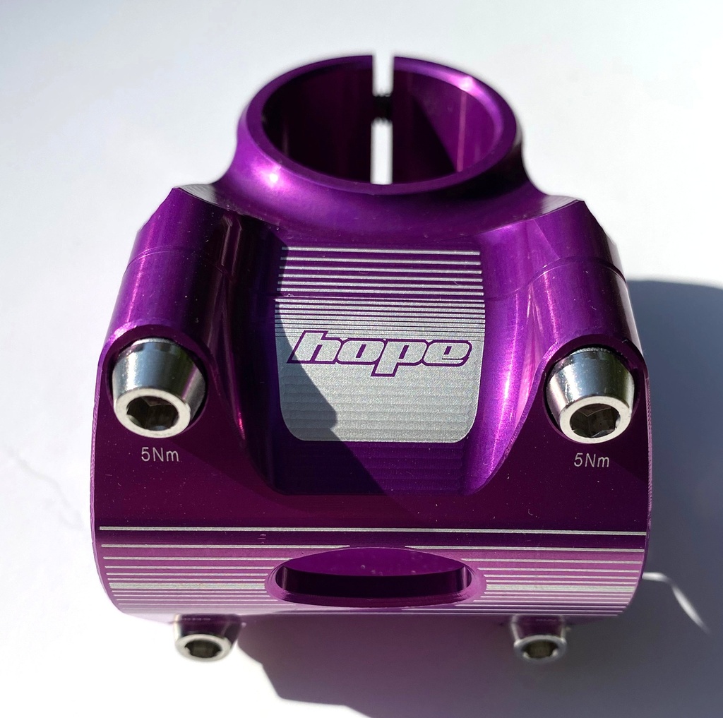 [ST000335PU] Hope A/M Stem 0 degree 35mm 35mm diameter - Purple