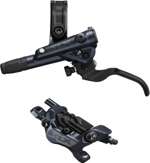 [M7120BLR] Shimano BR-M7120/BL-M7100 SLX 4 pot bled brake lever/post mount calliper, rear left