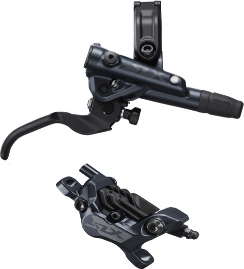 [M7120BRF] Shimano BR-M7120/BL-M7100 SLX 4 pot bled brake lever/post mount calliper, front right