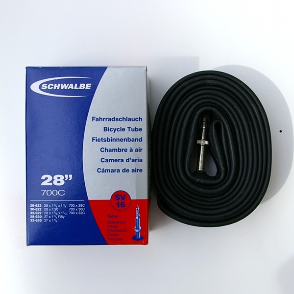 [SV16] Inner tube 27 / 28 inch / 700c lightweight by Schwalbe, presta valve