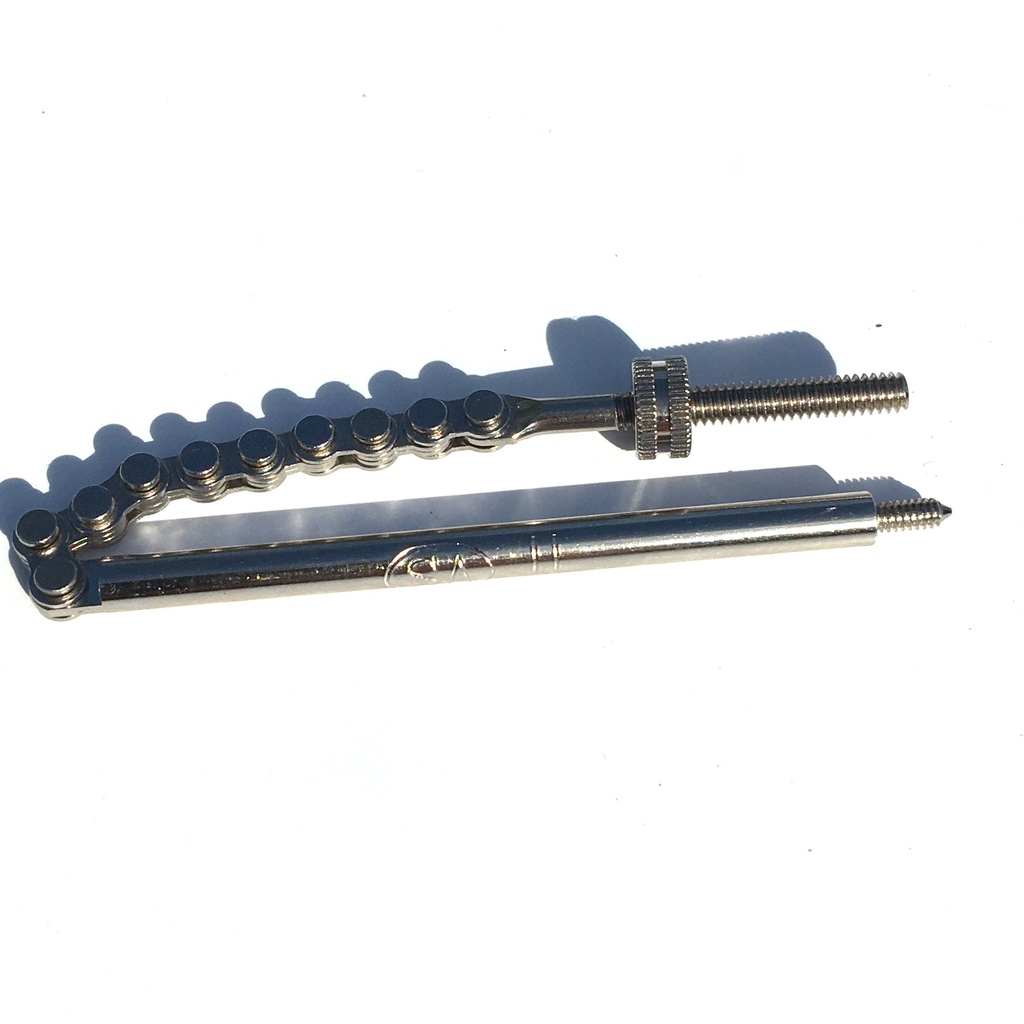 [QGICH3-SA[2]] Brompton Gear indicator chain for 3-speed Sturmey, Alloy shell