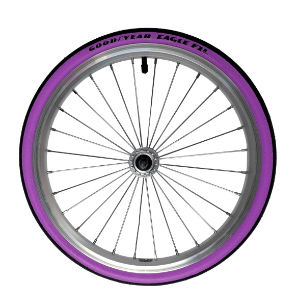 [17.30.349.V007] Goodyear Eagle F1 purple Brompton tyre