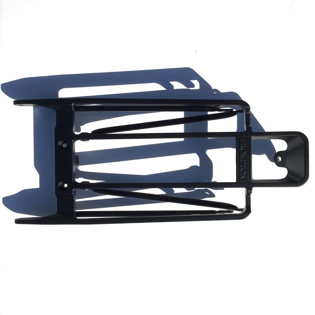 [QRACK-BK] Brompton rear carrier / rack platform (with rear stays) - Black