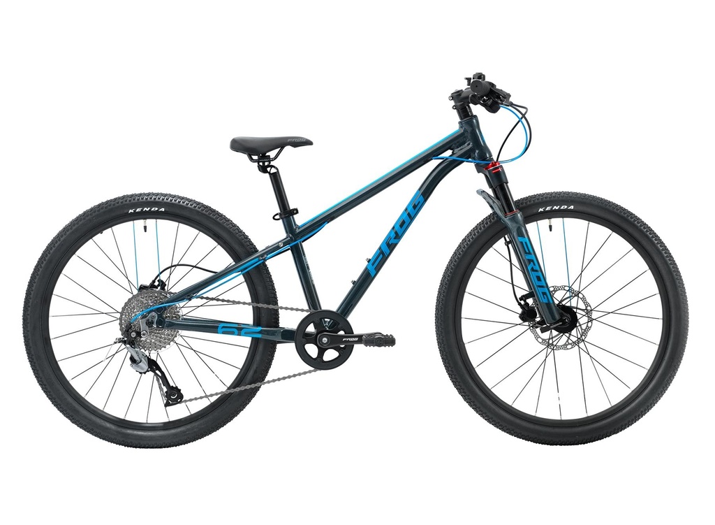 [L-FM62-MGB] Frog MTB 62 metallic grey / neon blue kids mountain bike