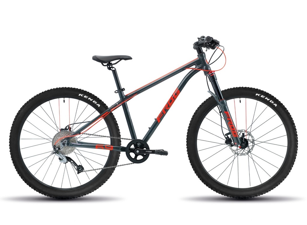 [L-FM69-MGR] Frog MTB 69 lightweight kids mountain bike - Metallic Grey / Neon Red