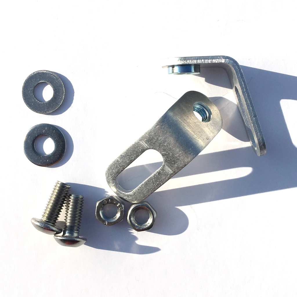 Brackets for Brompton rear light / reflector - rack version