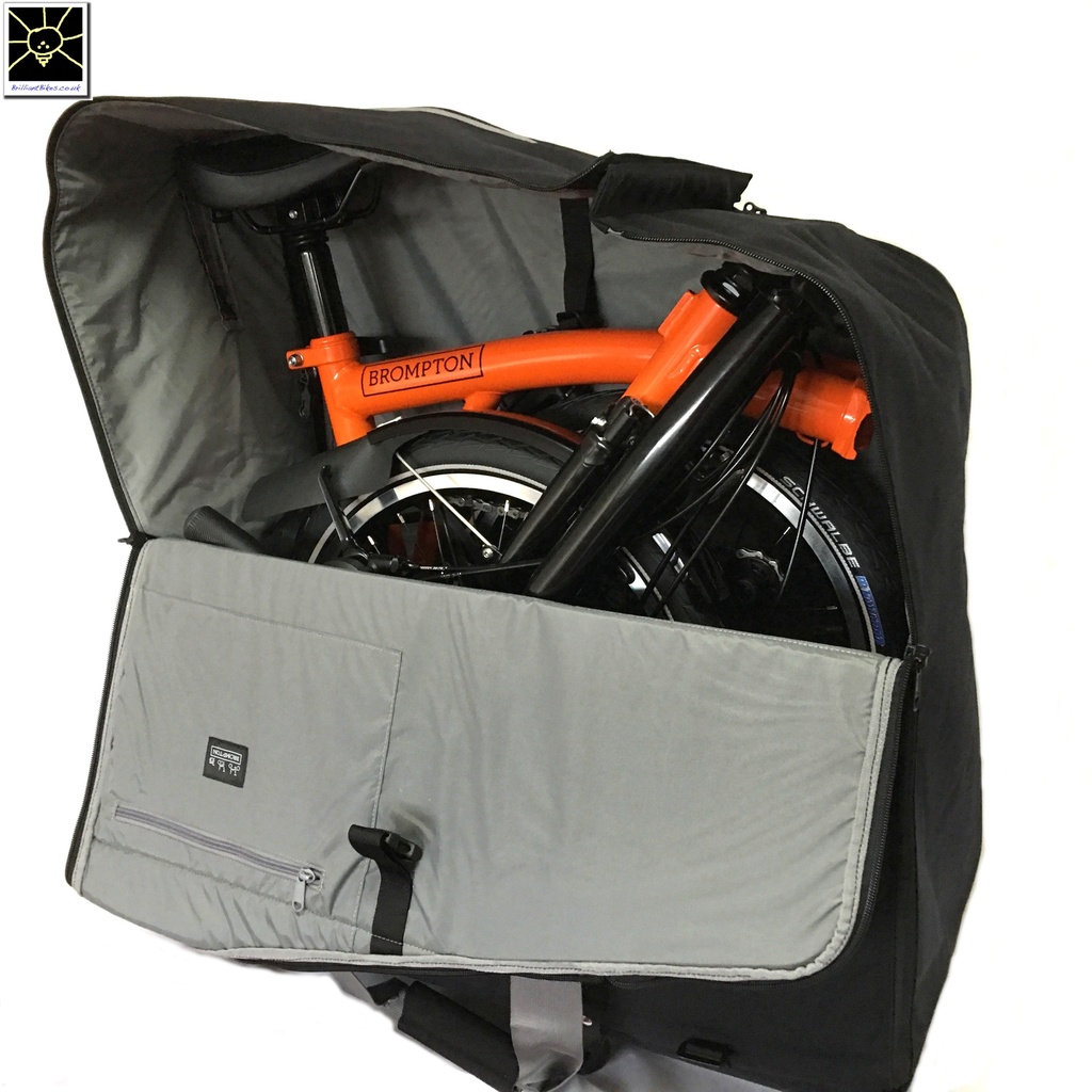 [QTRVLBAGV2] Brompton Transit travel bag / bike cover - the bag for carrying your Brompton