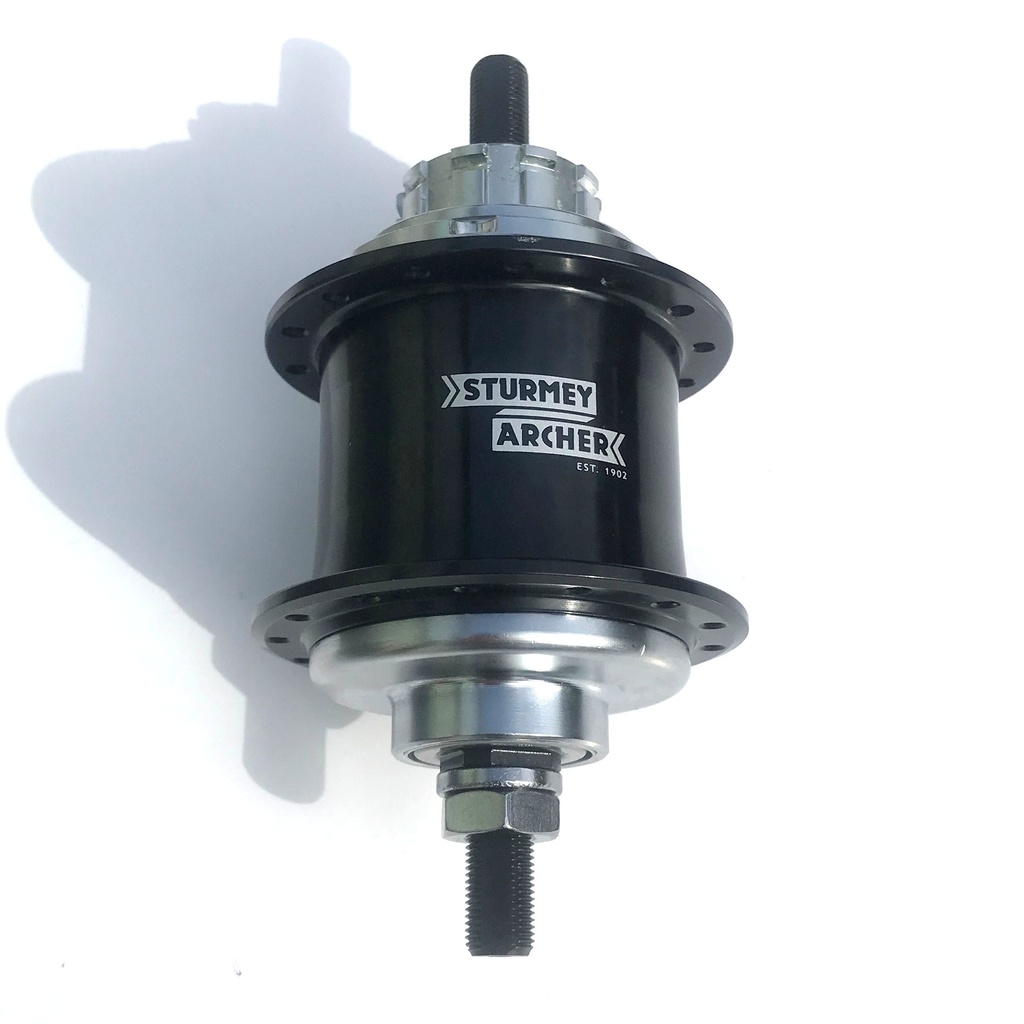 [QHUBR3-BWR-BK] Brompton 3-spd WIDE-RANGE hub+internals (for 6-spd) - Black